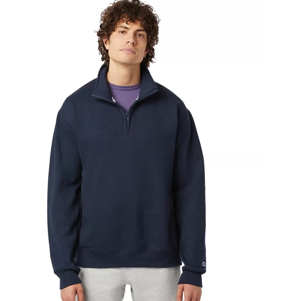 Champion Unisex Powerblend Quarter-Zip Pullover - S450 Size M (New)